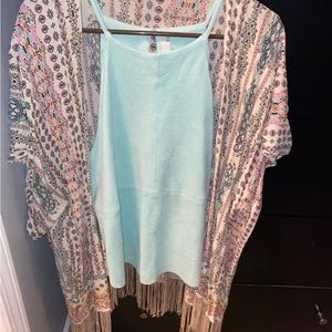 TWO piece: Tank and Kimono